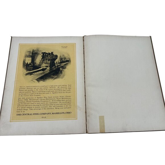 1925 Development of the Locomotive Central Steel Co. Illustrated Hardcover Book - Picture 9 of 10